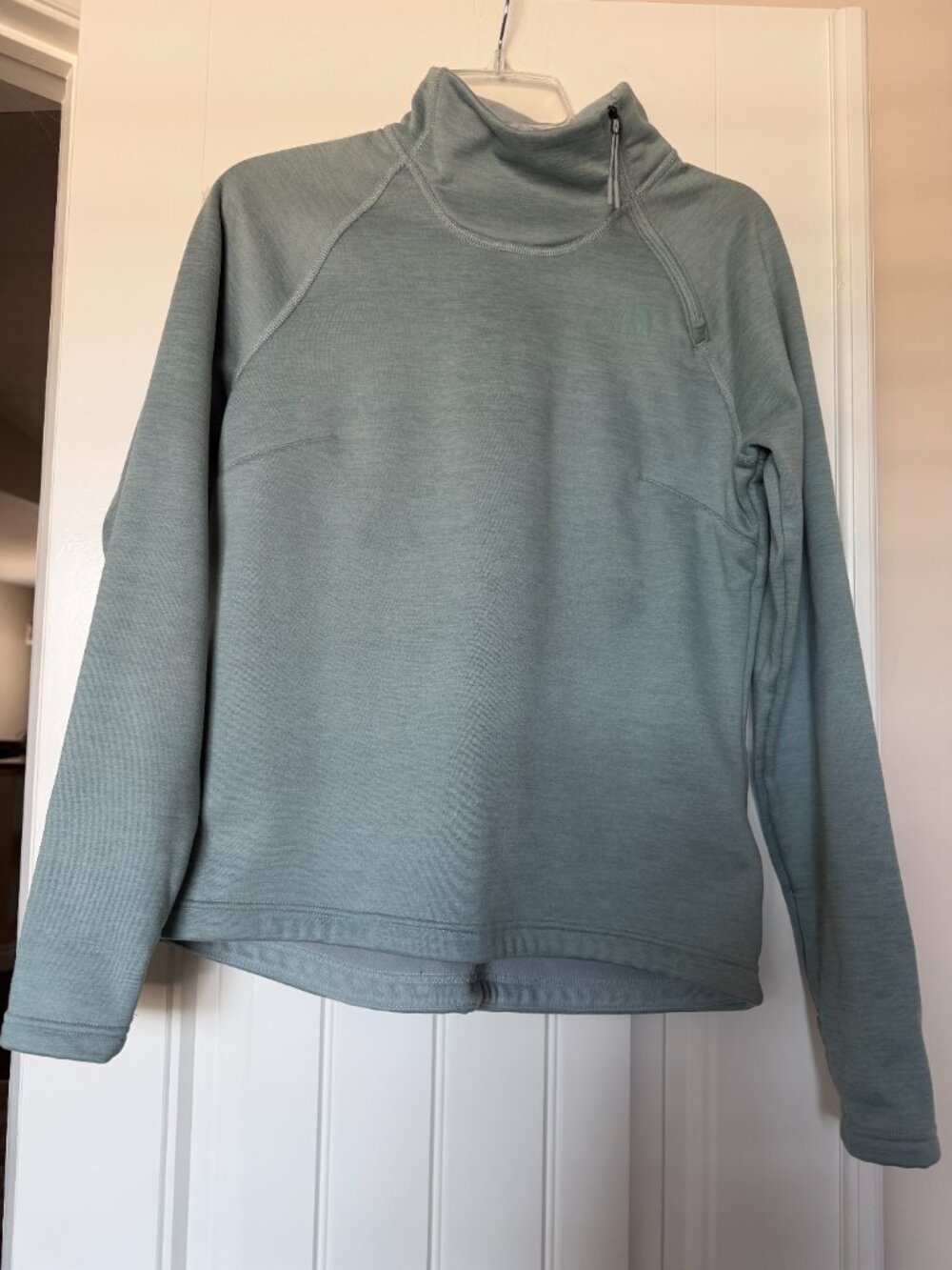 North Face Pullover Top with Zipper at neck